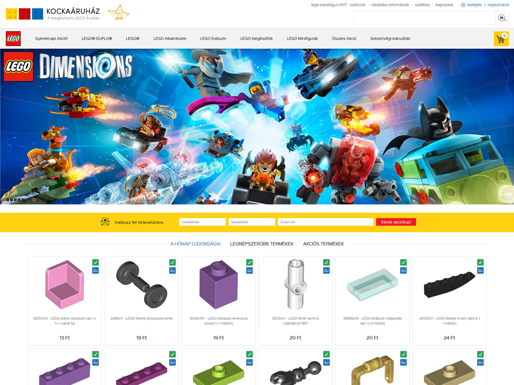 A megbízható LEGO Áruház