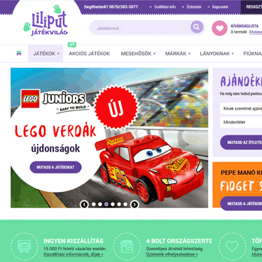Liliput játék webáruház